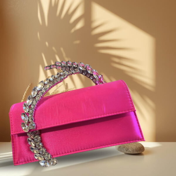Twilight Jewel Handle Clutch Bag