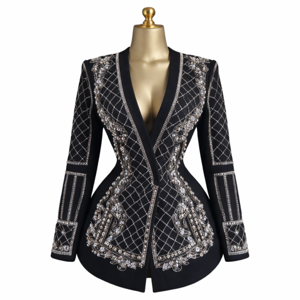 Luxury Embellished Blazer