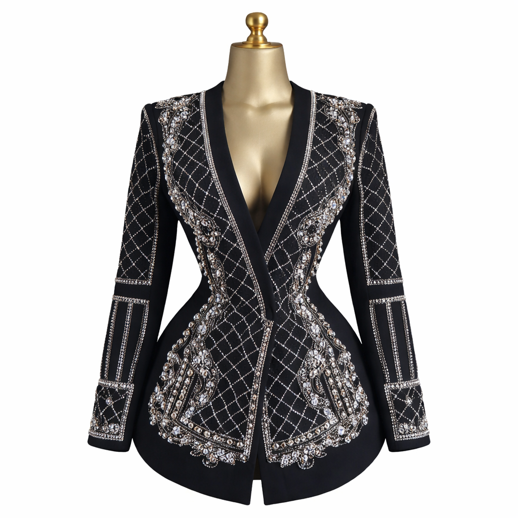 Luxury Embellished Blazer