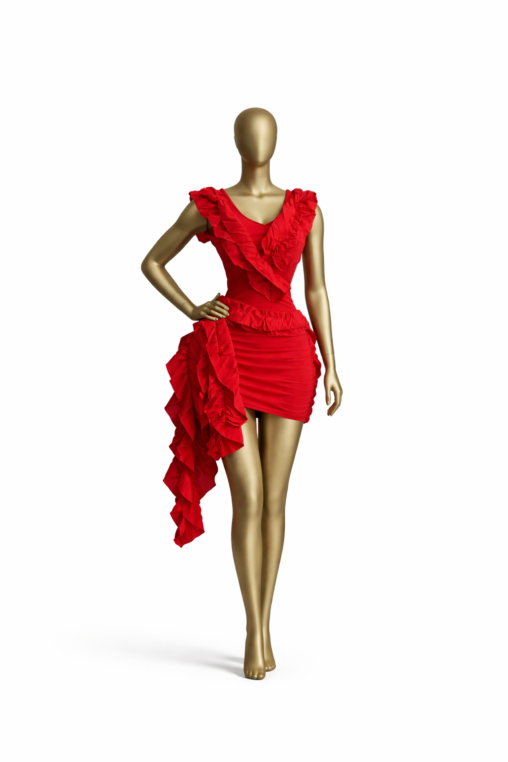 Red Ruffle Mini