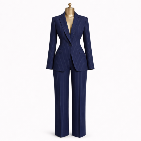 Executive Pinstripe Suit
