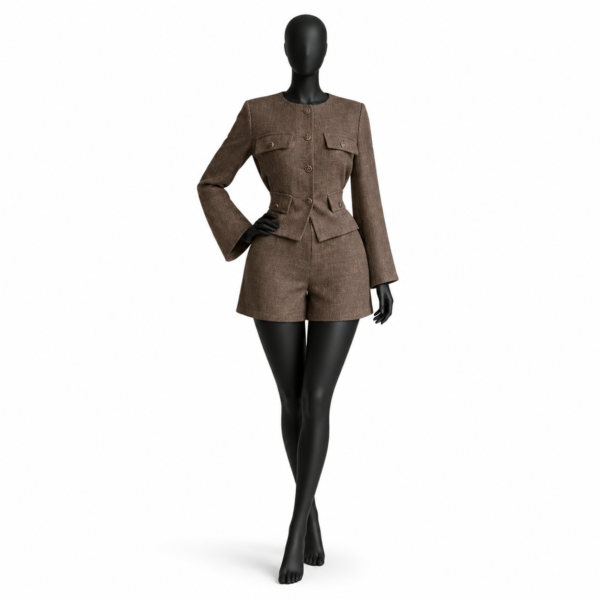 Tailored Romper Set